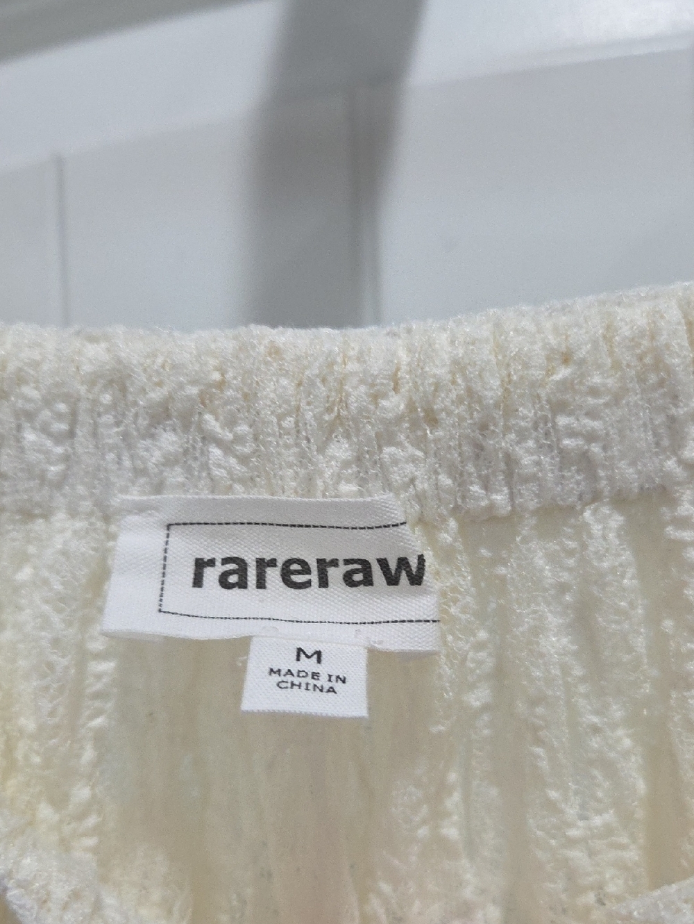 Rareraw Failrycore Asymmetrical Lace Skirt In Cream, Medium - Picture 3 of 5